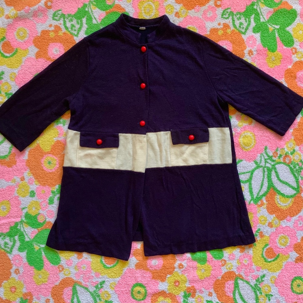 Mod 1960s girls matching 2 piece dress set 4/5?